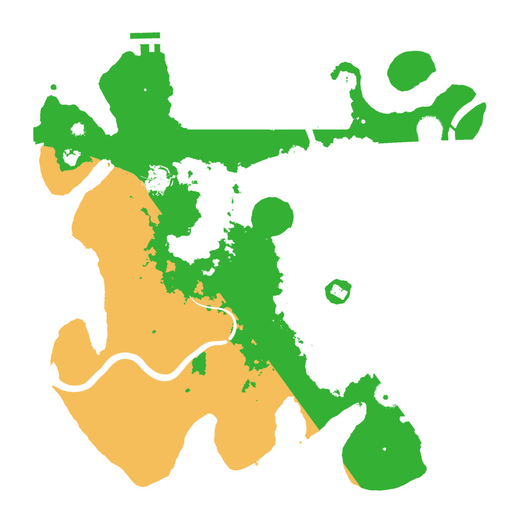 Biome Rust Map: Procedural Map, Size: 3500, Seed: 62444