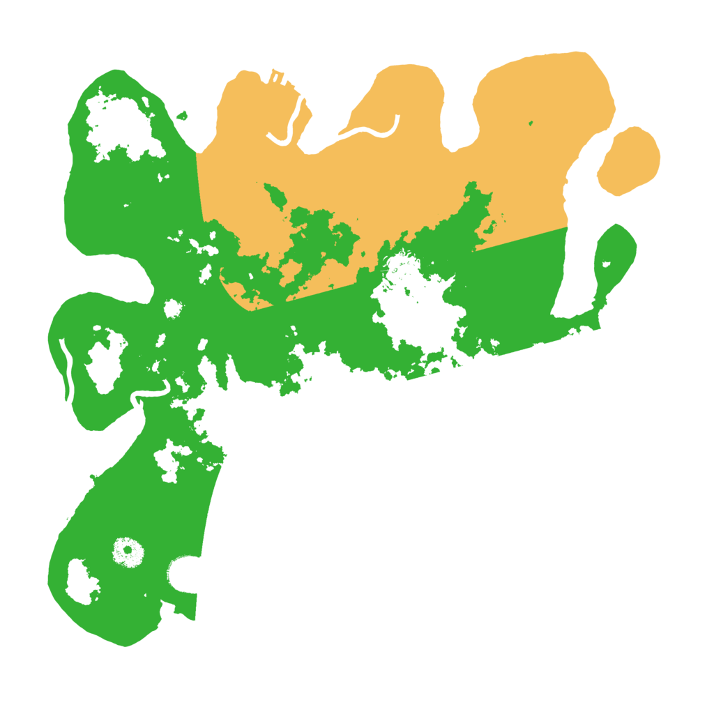 Biome Rust Map: Procedural Map, Size: 3500, Seed: 1771766877