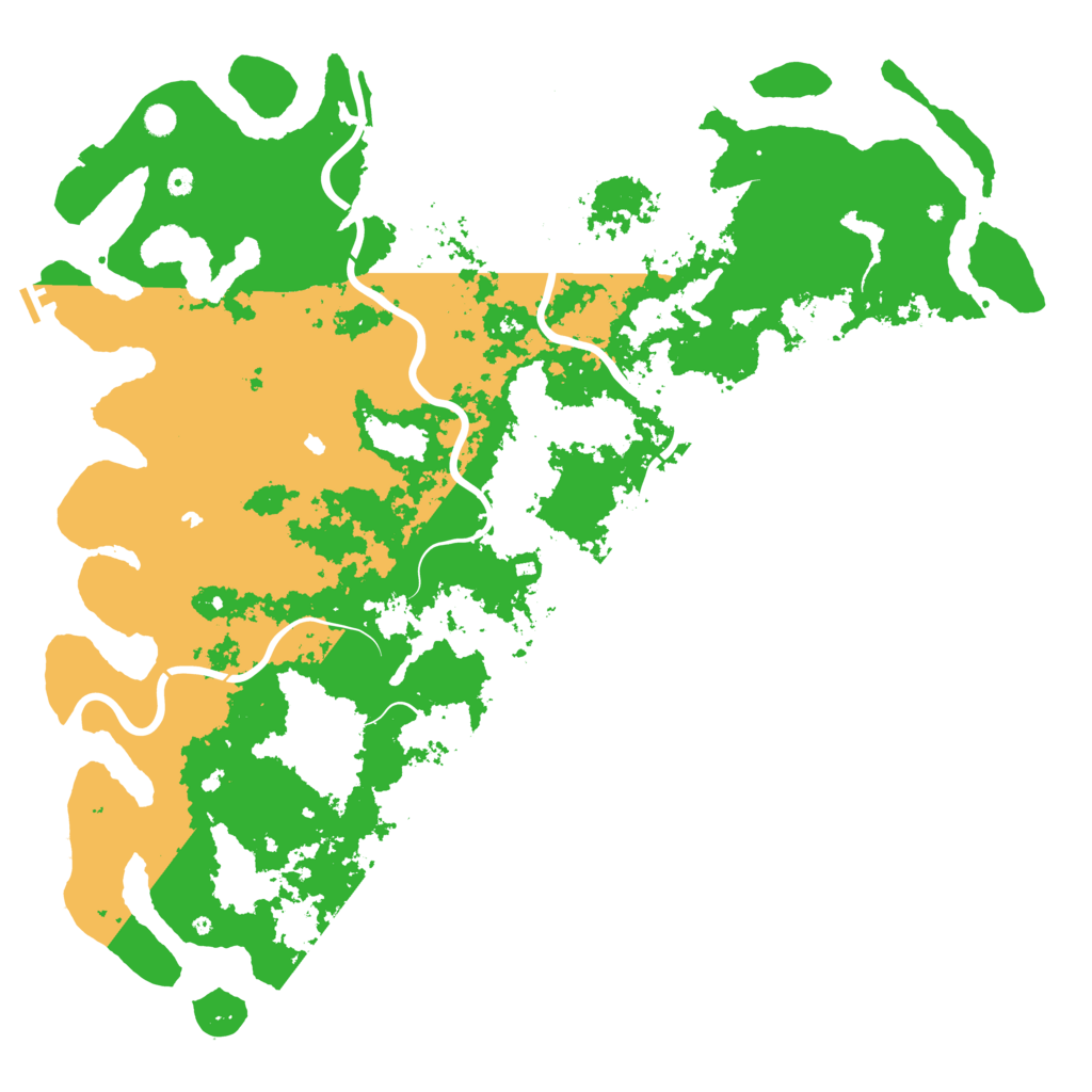 Biome Rust Map: Procedural Map, Size: 6000, Seed: 150000