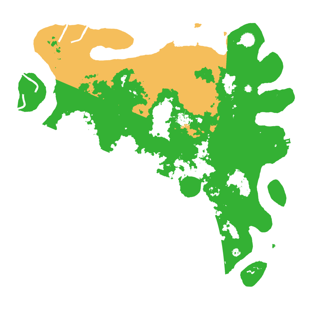 Biome Rust Map: Procedural Map, Size: 4000, Seed: 911