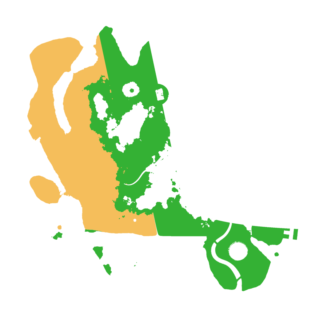 Biome Rust Map: Procedural Map, Size: 3000, Seed: 1585416545