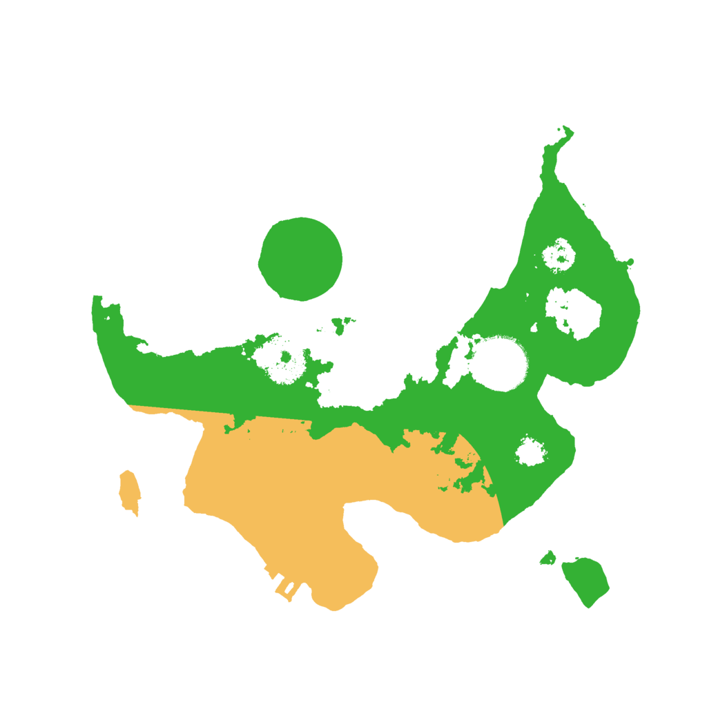 Biome Rust Map: Procedural Map, Size: 2300, Seed: 1234