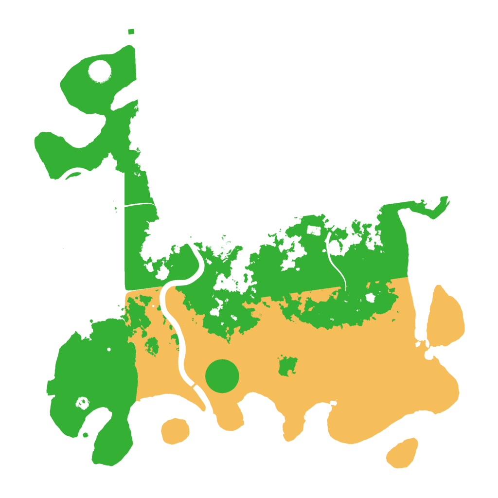 Biome Rust Map: Procedural Map, Size: 3900, Seed: 3729168