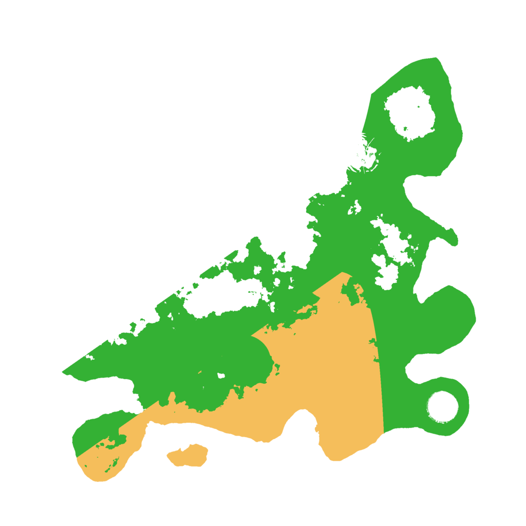 Biome Rust Map: Barren, Size: 3000, Seed: 25825333