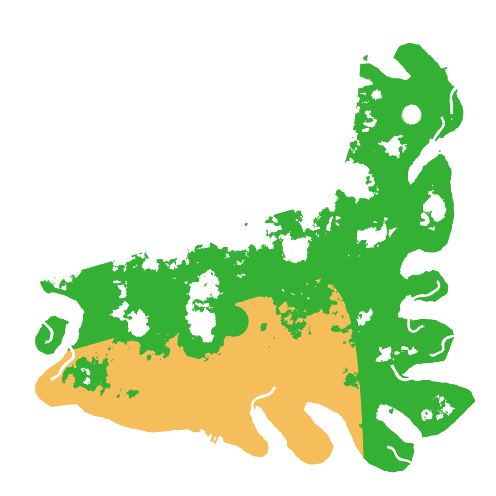 Biome Rust Map: Procedural Map, Size: 4500, Seed: 483009486