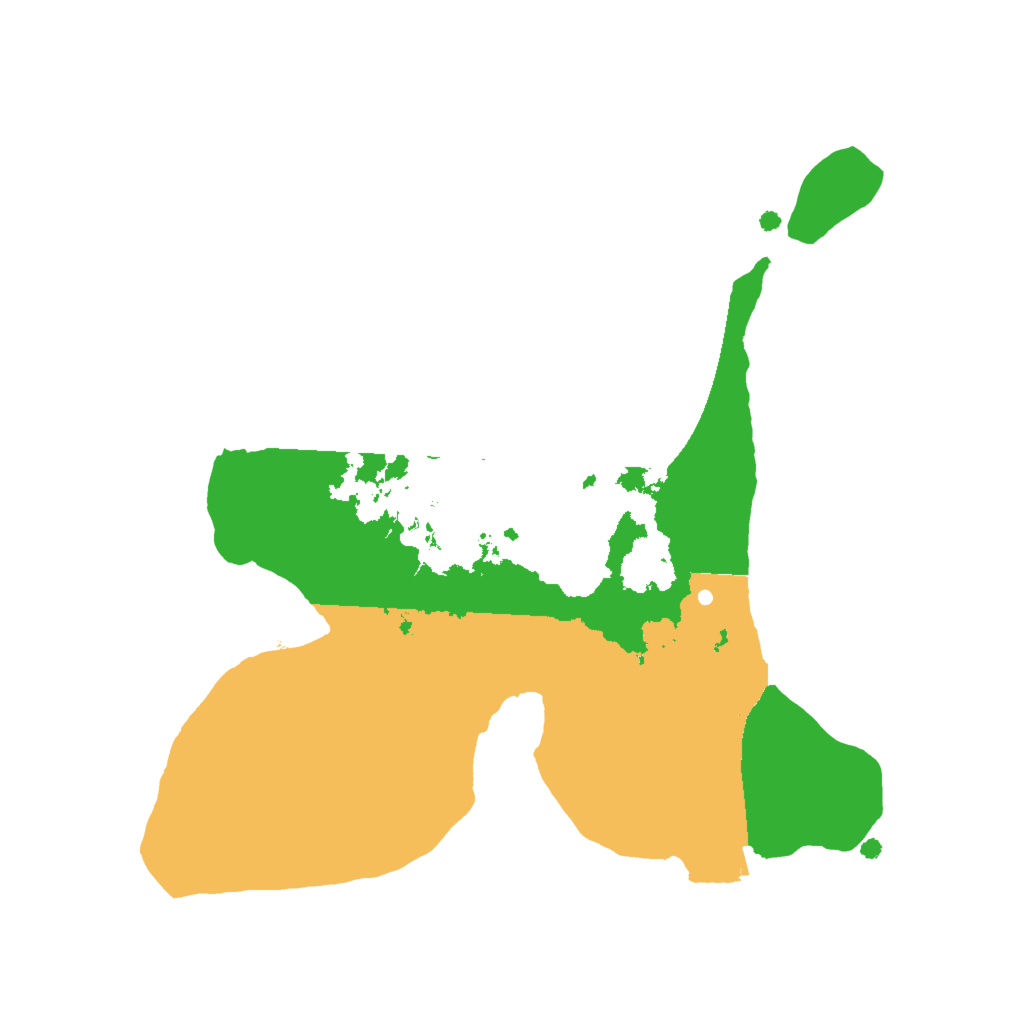 Biome Rust Map: Procedural Map, Size: 2000, Seed: 18