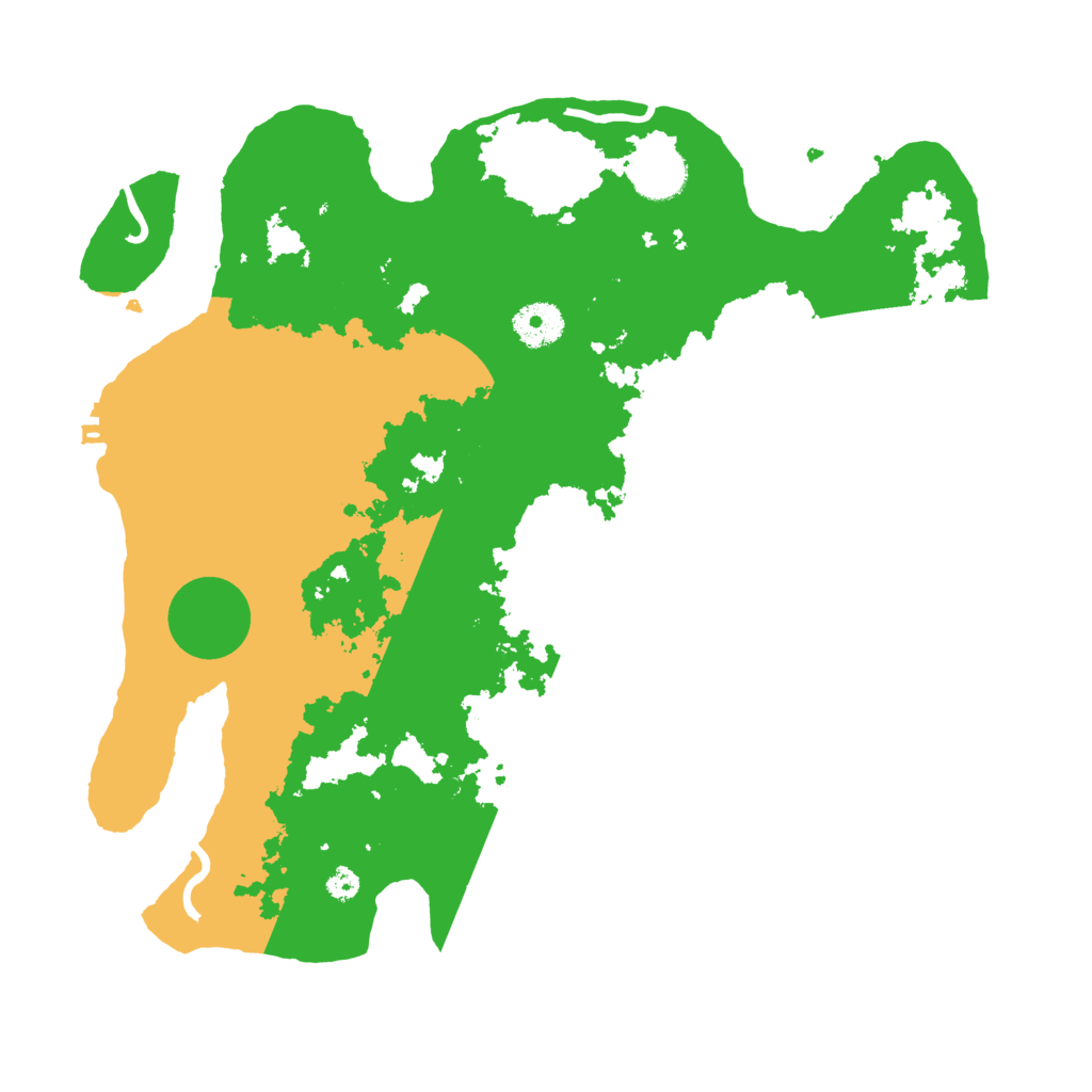 Biome Rust Map: Procedural Map, Size: 3500, Seed: 82963