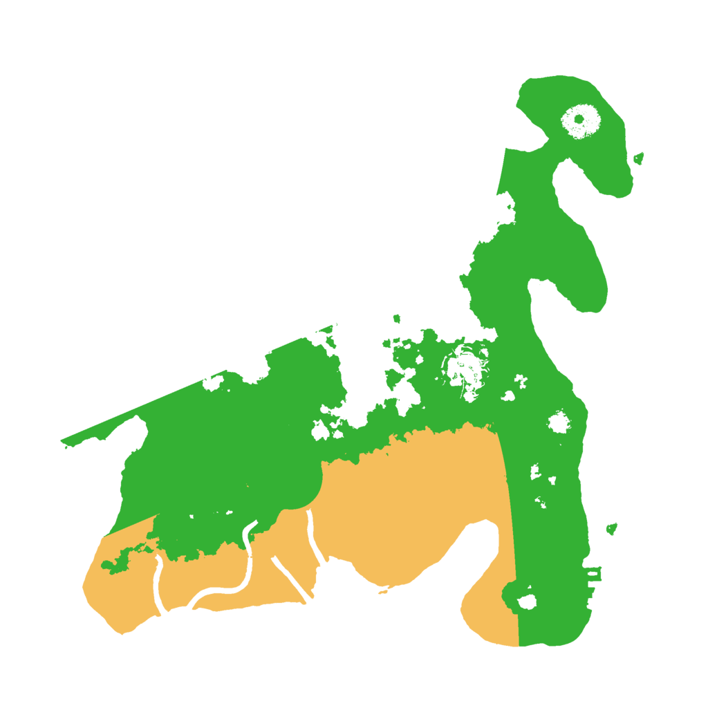 Biome Rust Map: Procedural Map, Size: 3000, Seed: 463881122