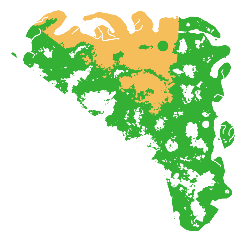 Biome Rust Map: Procedural Map, Size: 6000, Seed: 50902