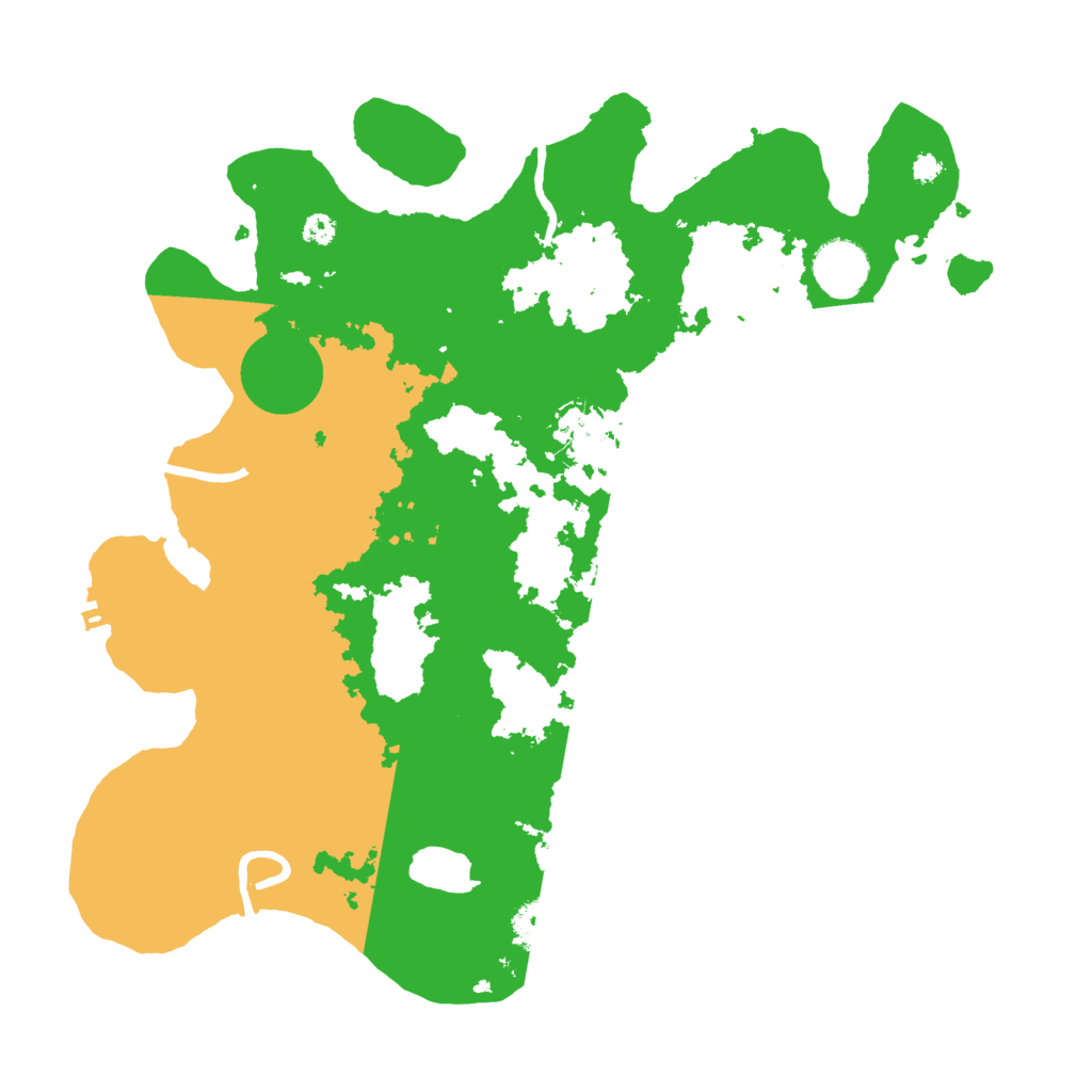 Biome Rust Map: Procedural Map, Size: 3500, Seed: 15487236