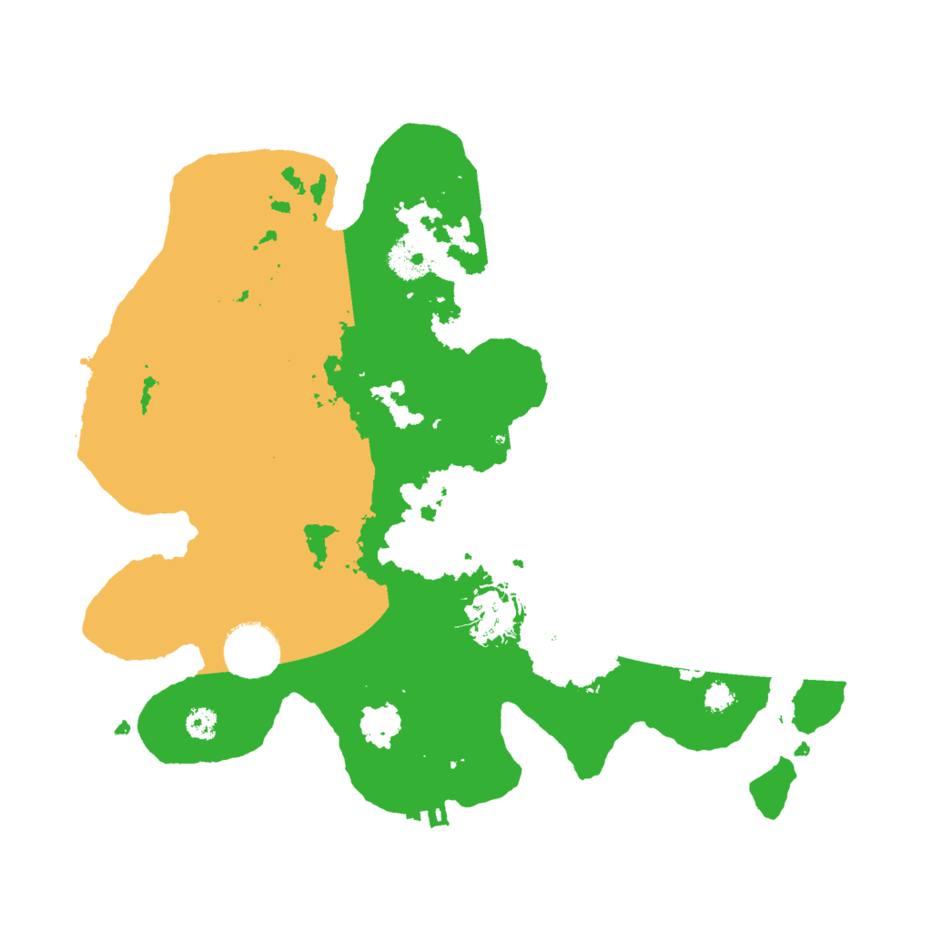 Biome Rust Map: Procedural Map, Size: 3000, Seed: 4366345