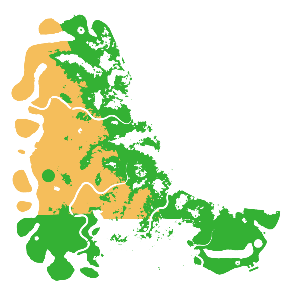 Biome Rust Map: Procedural Map, Size: 6000, Seed: 40000