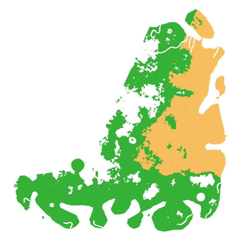 Biome Rust Map: Procedural Map, Size: 5000, Seed: 1472588307