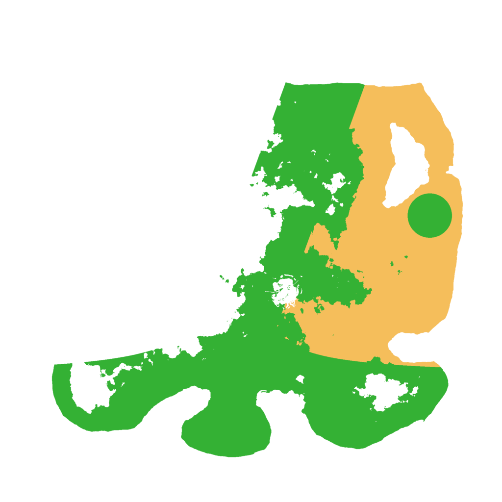 Biome Rust Map: Barren, Size: 3000, Seed: 12