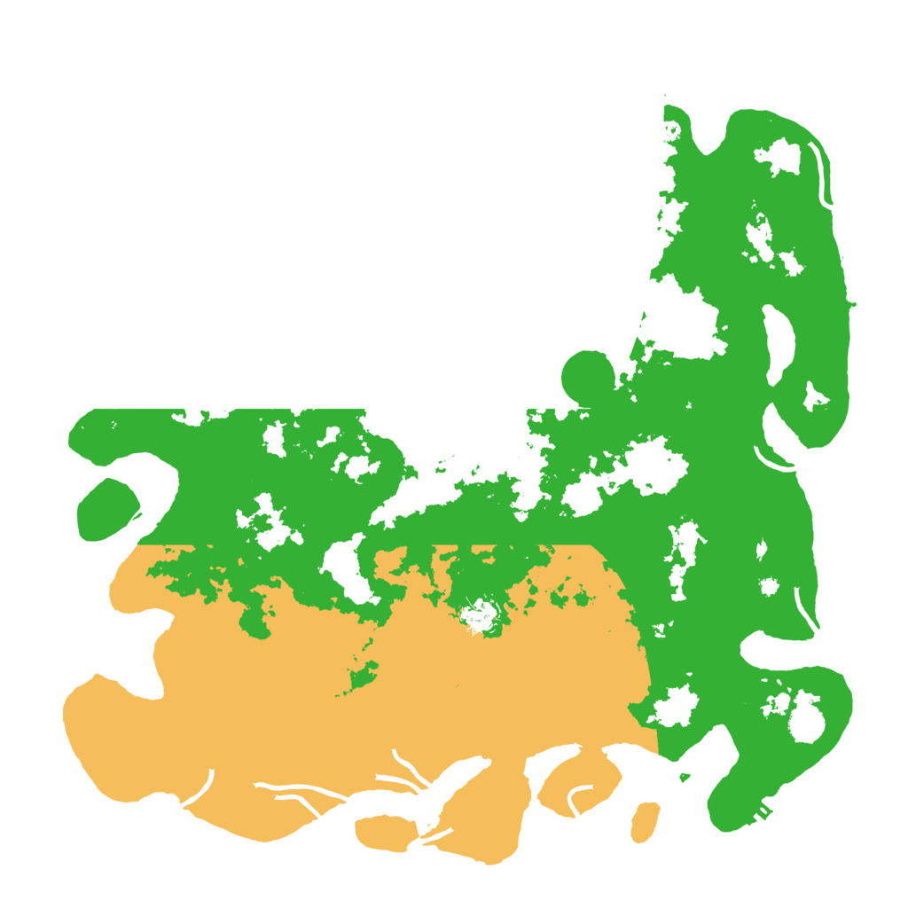 Biome Rust Map: Procedural Map, Size: 4500, Seed: 83759377