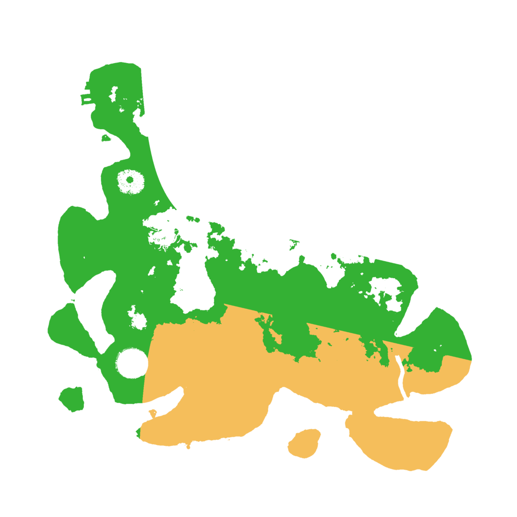 Biome Rust Map: Procedural Map, Size: 3000, Seed: 34276556