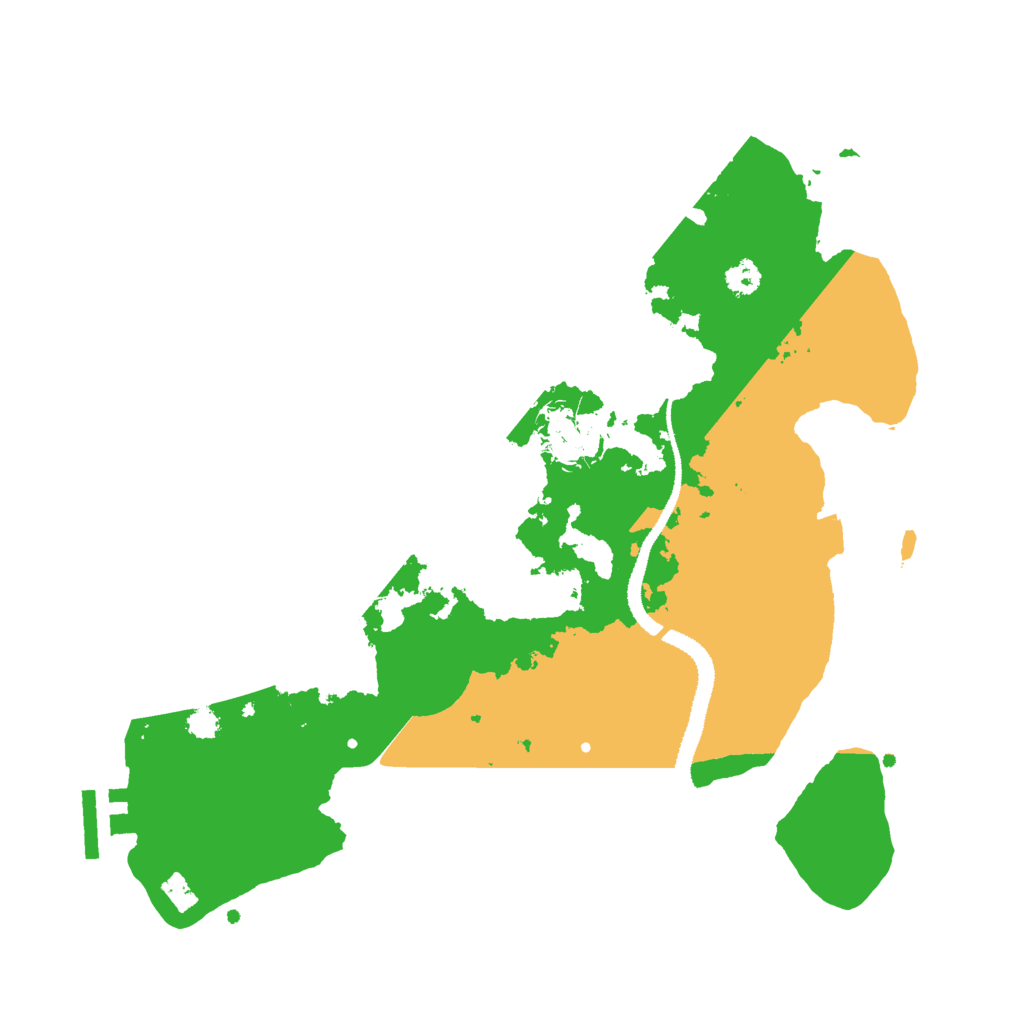 Biome Rust Map: Procedural Map, Size: 3000, Seed: 427742