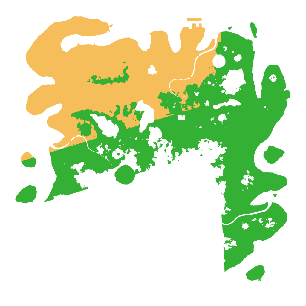 Biome Rust Map: Procedural Map, Size: 4250, Seed: 30893