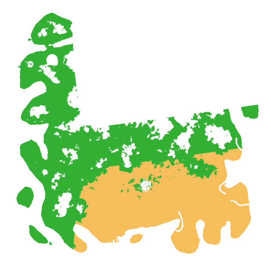 Biome Rust Map: Procedural Map, Size: 4250, Seed: 254156