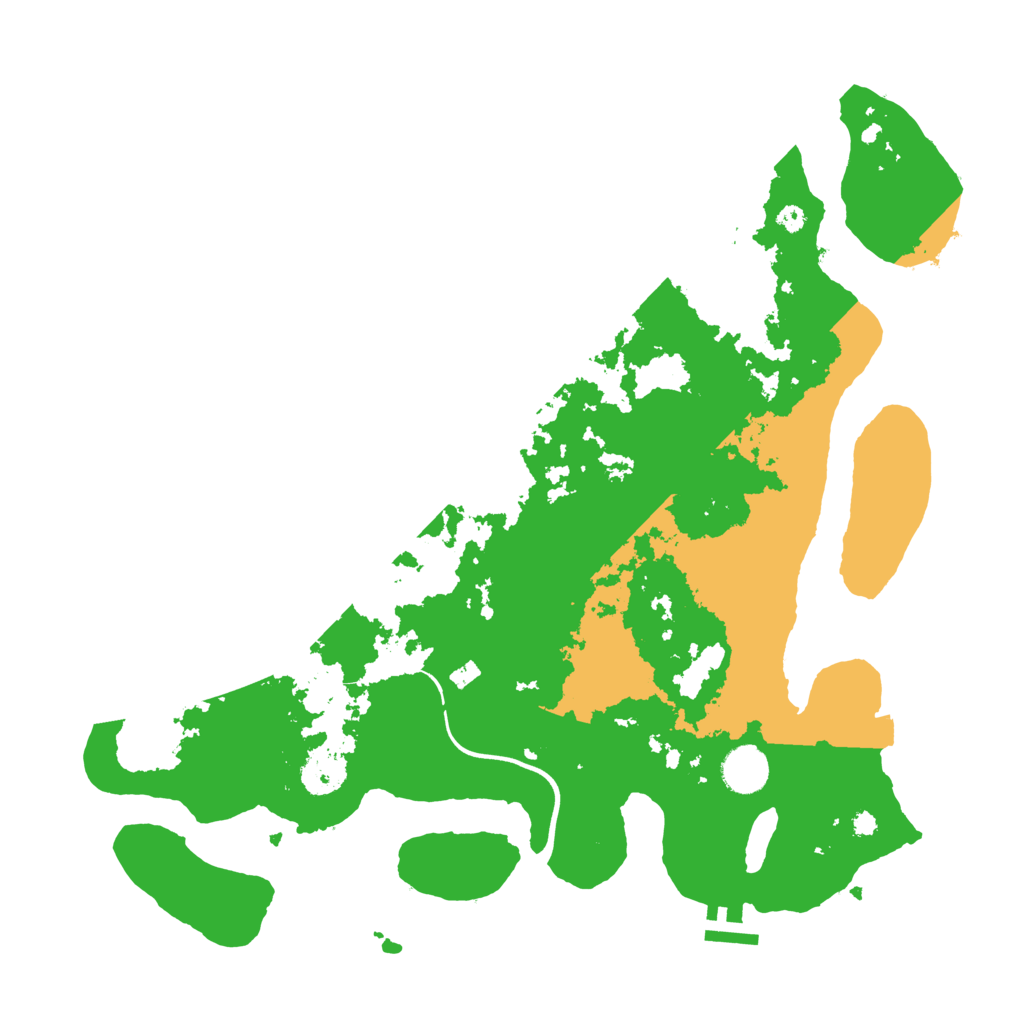 Biome Rust Map: Procedural Map, Size: 3850, Seed: 230988401