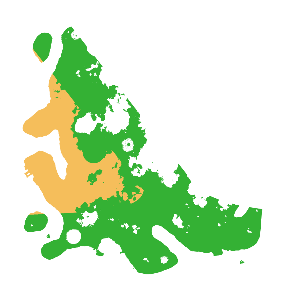 Biome Rust Map: Procedural Map, Size: 3500, Seed: 89129241