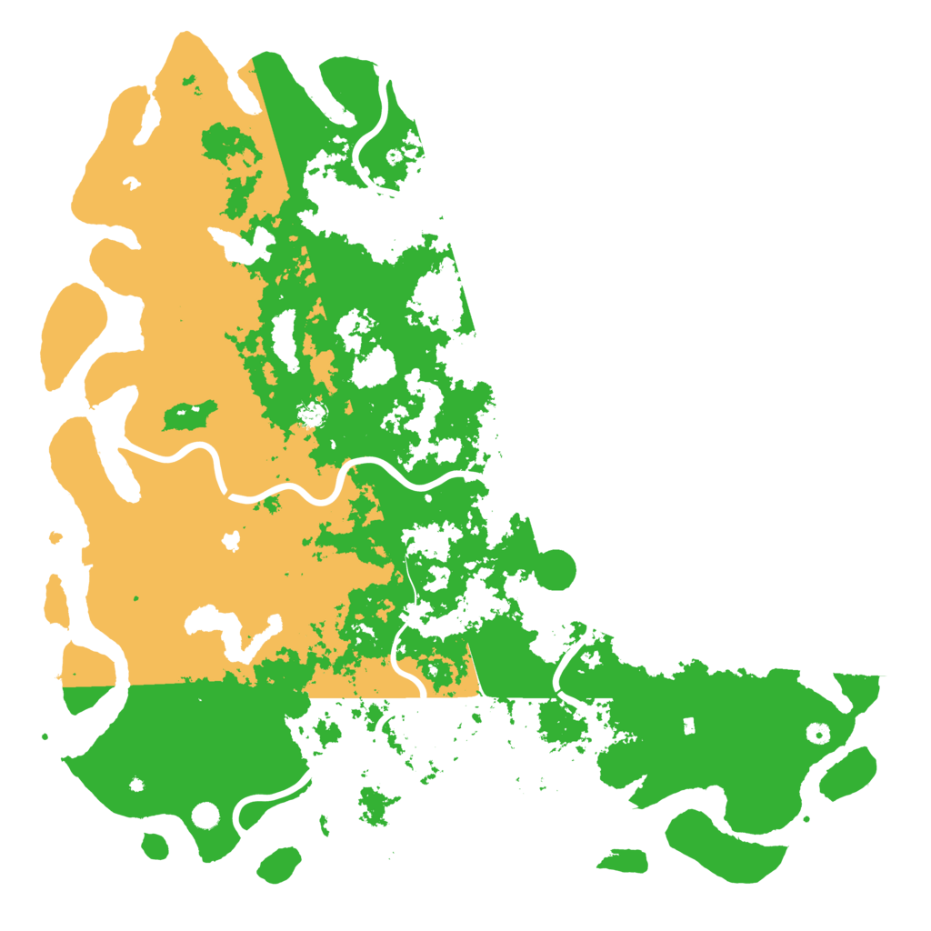 Biome Rust Map: Procedural Map, Size: 6000, Seed: 2141423832