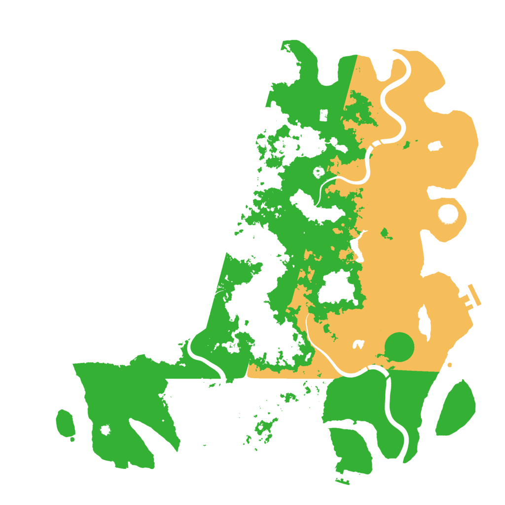 Biome Rust Map: Procedural Map, Size: 4500, Seed: 1704485747