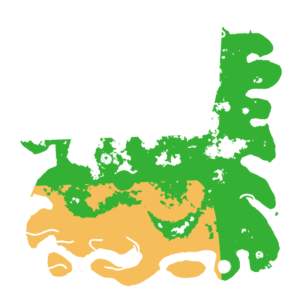 Biome Rust Map: Procedural Map, Size: 4096, Seed: 23280625