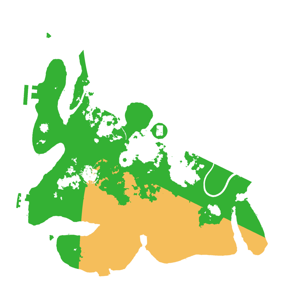 Biome Rust Map: Procedural Map, Size: 3000, Seed: 1235147338