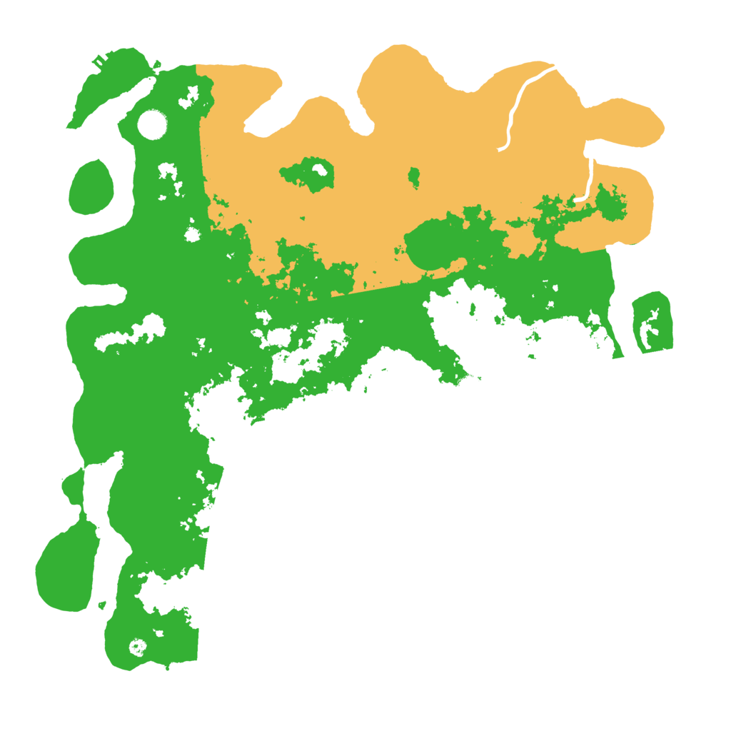 Biome Rust Map: Procedural Map, Size: 4350, Seed: 1236688381