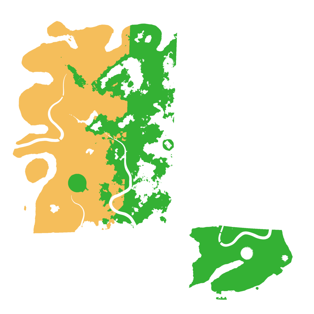 Biome Rust Map: Procedural Map, Size: 4500, Seed: 85745674