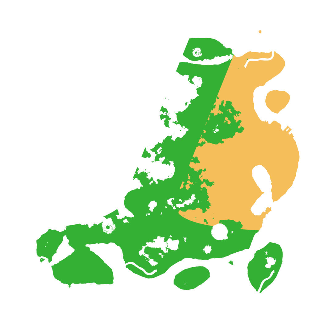 Biome Rust Map: Procedural Map, Size: 3500, Seed: 2722