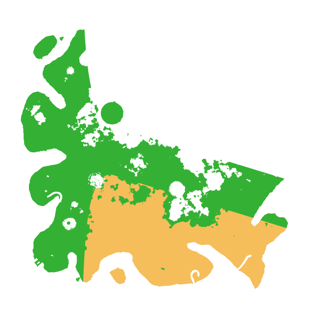 Biome Rust Map: Procedural Map, Size: 3700, Seed: 362262389