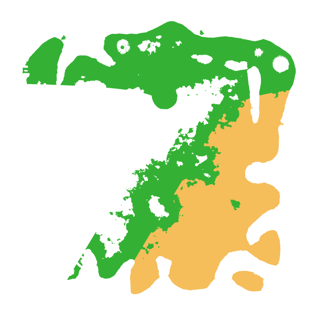 Biome Rust Map: Procedural Map, Size: 3500, Seed: 560288345