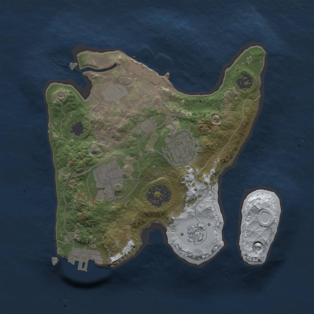 Procedural Map :: Rust Map :: Just-Wiped