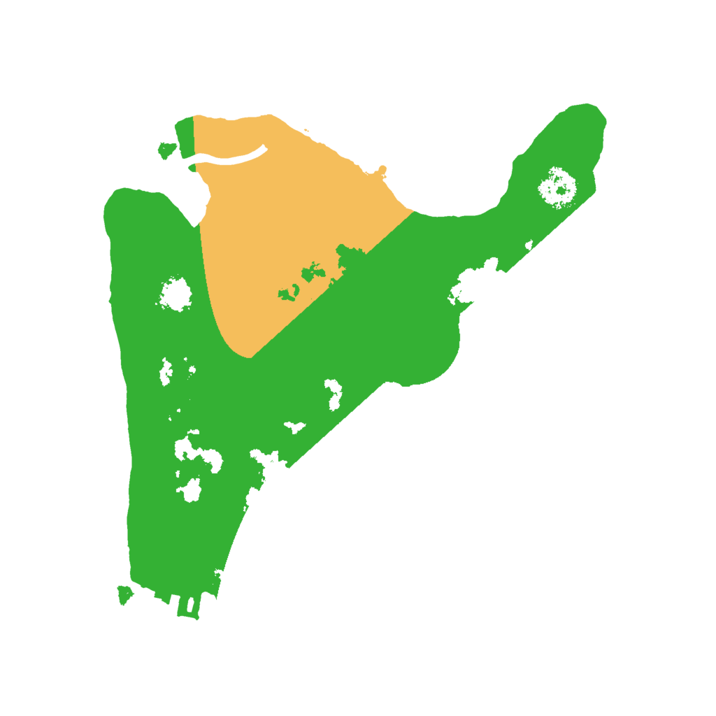 Biome Rust Map: Procedural Map, Size: 2000, Seed: 298732507