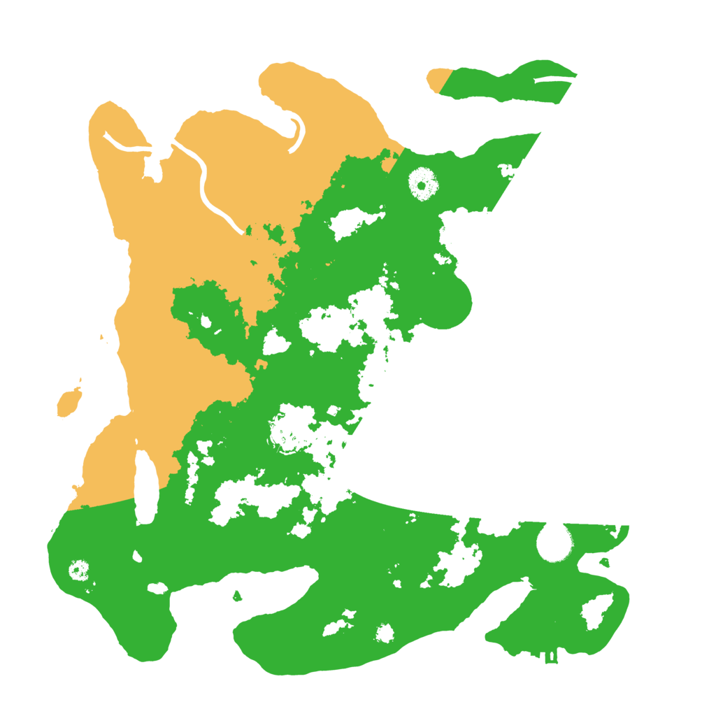 Biome Rust Map: Procedural Map, Size: 3500, Seed: 3756390