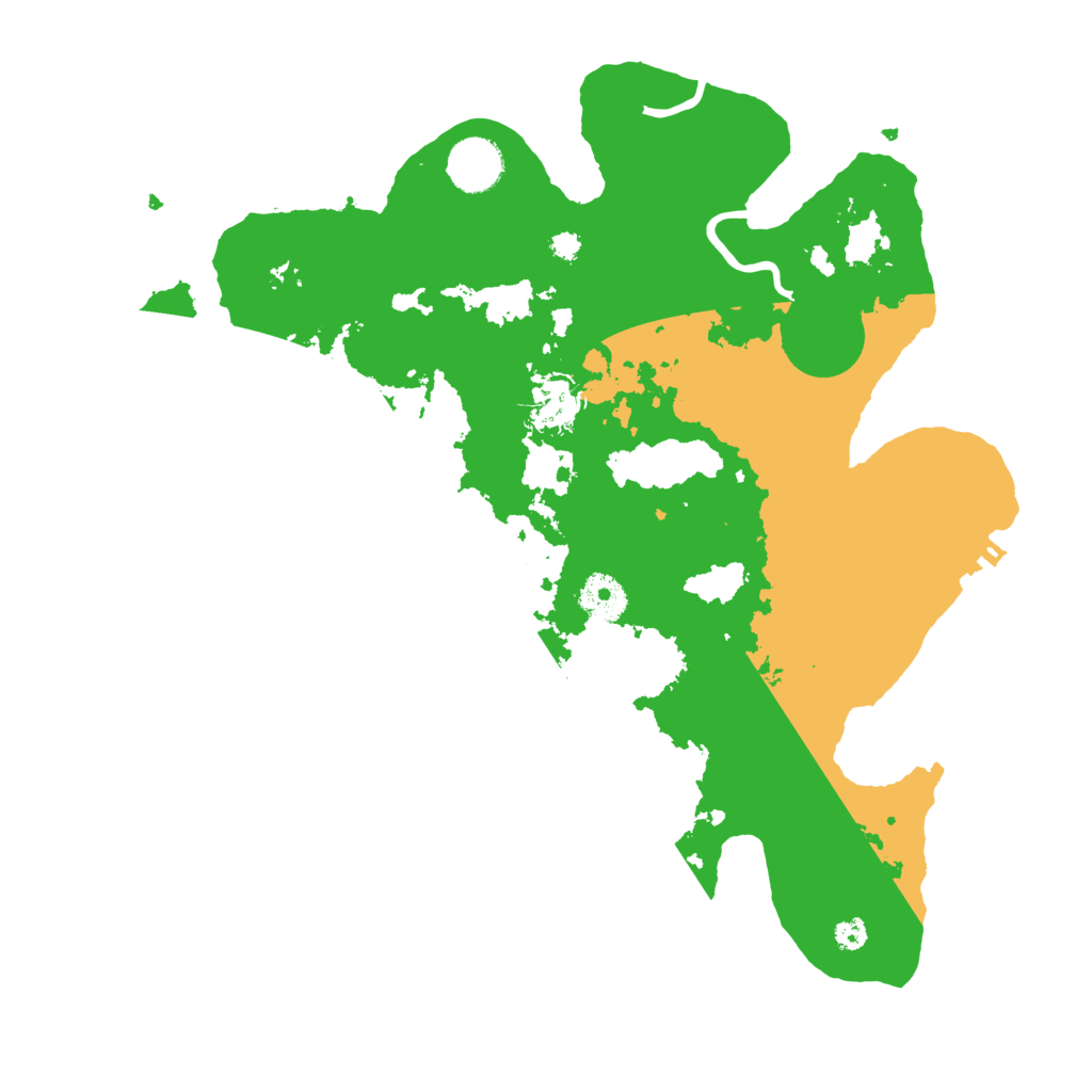 Biome Rust Map: Procedural Map, Size: 3500, Seed: 2144379726