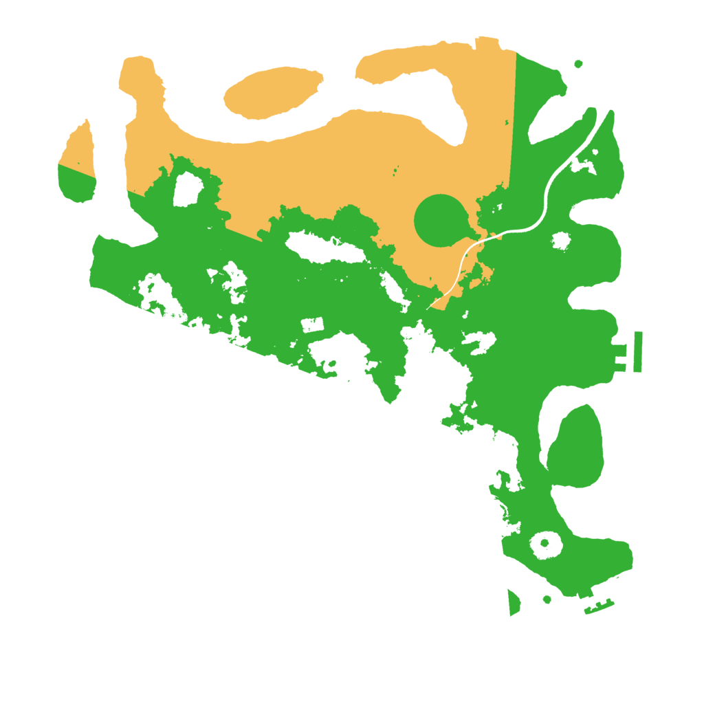 Biome Rust Map: Procedural Map, Size: 3500, Seed: 1471449473
