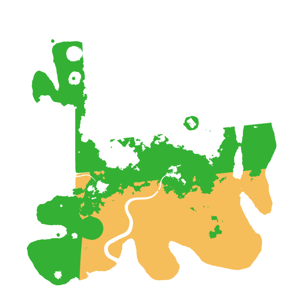 Biome Rust Map: Procedural Map, Size: 3500, Seed: 1242463118