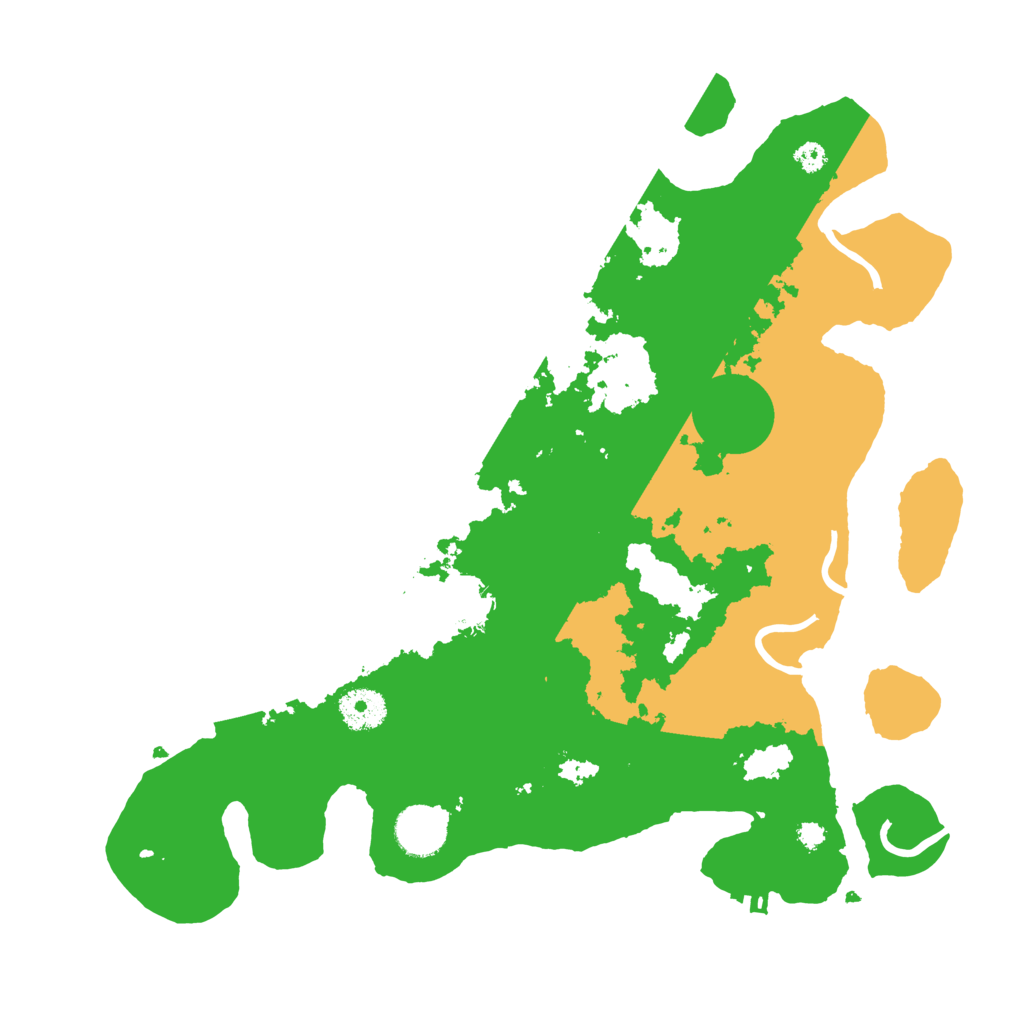 Biome Rust Map: Procedural Map, Size: 3500, Seed: 21000