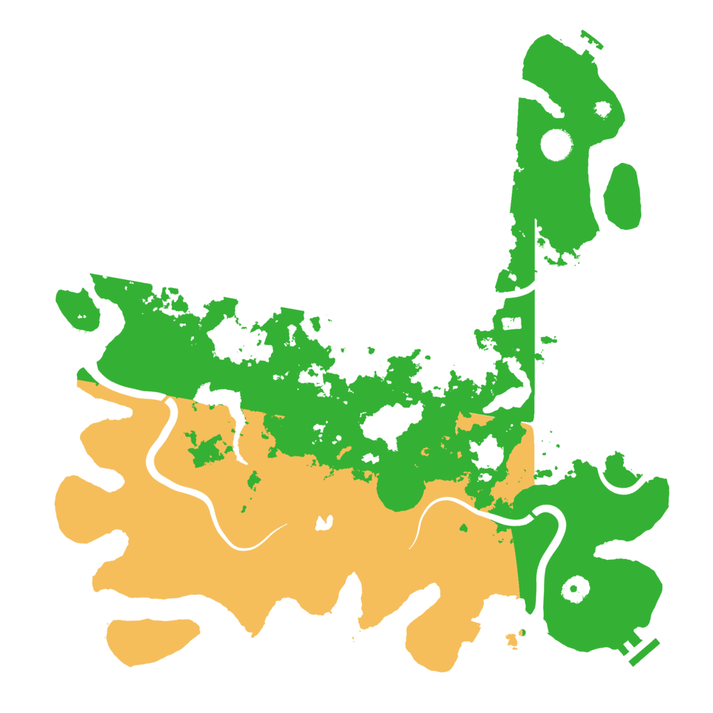 Biome Rust Map: Procedural Map, Size: 4000, Seed: 15726007