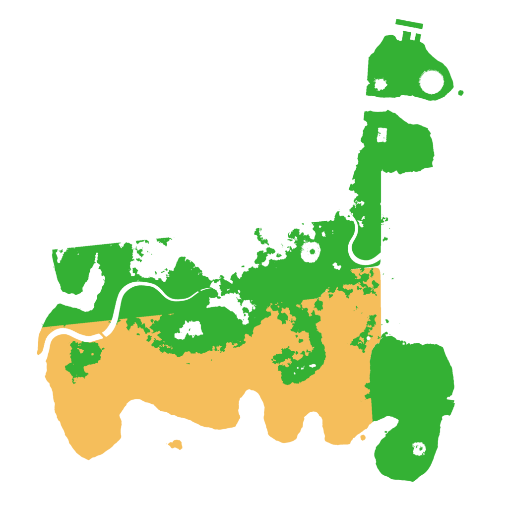 Biome Rust Map: Procedural Map, Size: 3750, Seed: 441862058