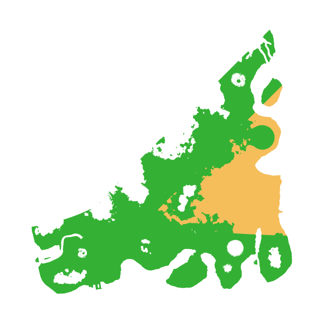 Biome Rust Map: Procedural Map, Size: 3500, Seed: 1855616212