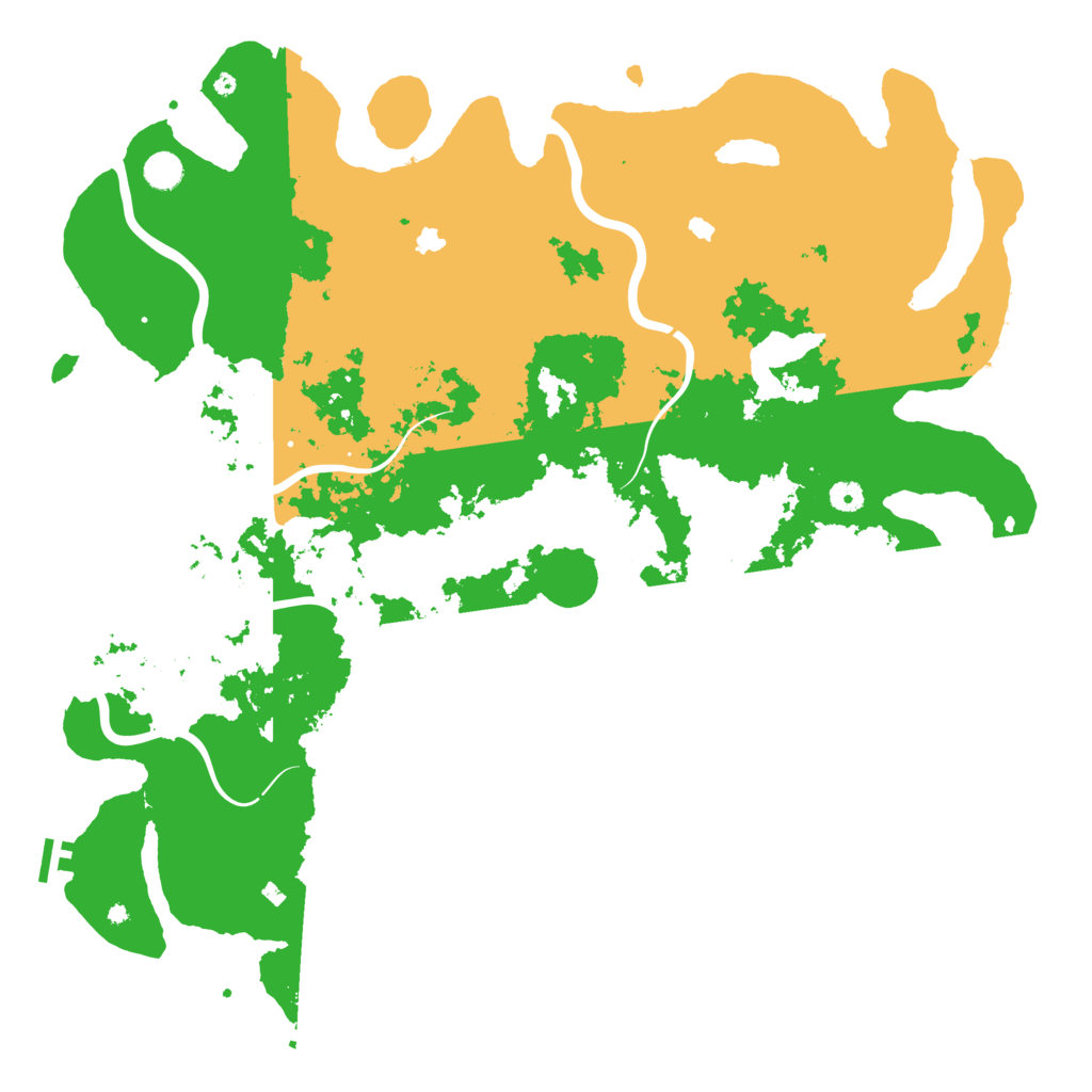 Biome Rust Map: Procedural Map, Size: 5000, Seed: 13405424