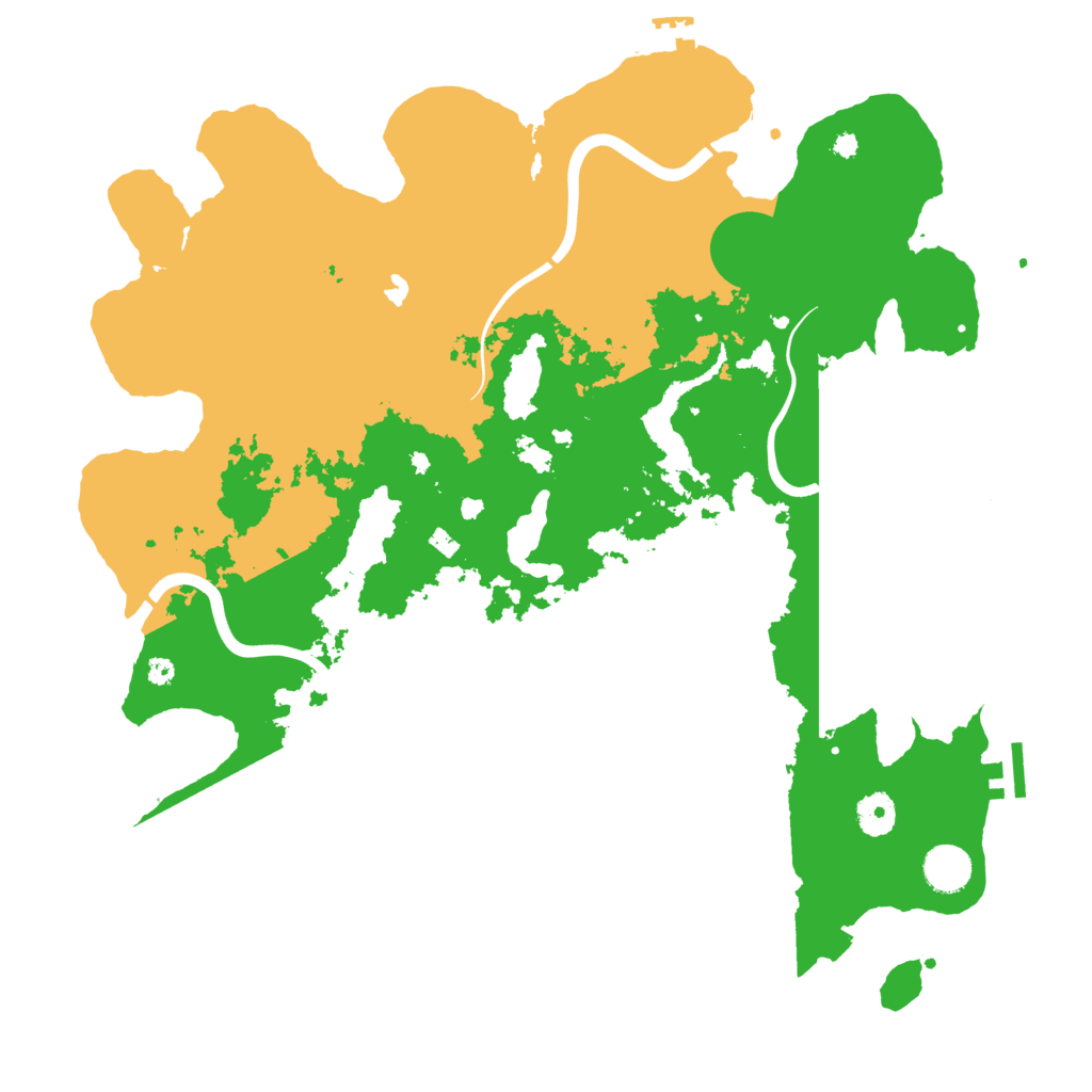 Biome Rust Map: Procedural Map, Size: 4000, Seed: 283741123