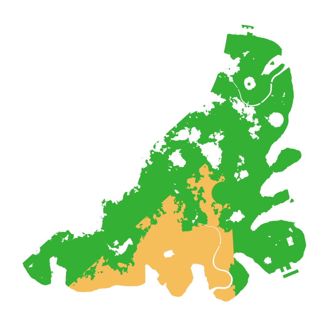 Biome Rust Map: Procedural Map, Size: 4000, Seed: 1224616