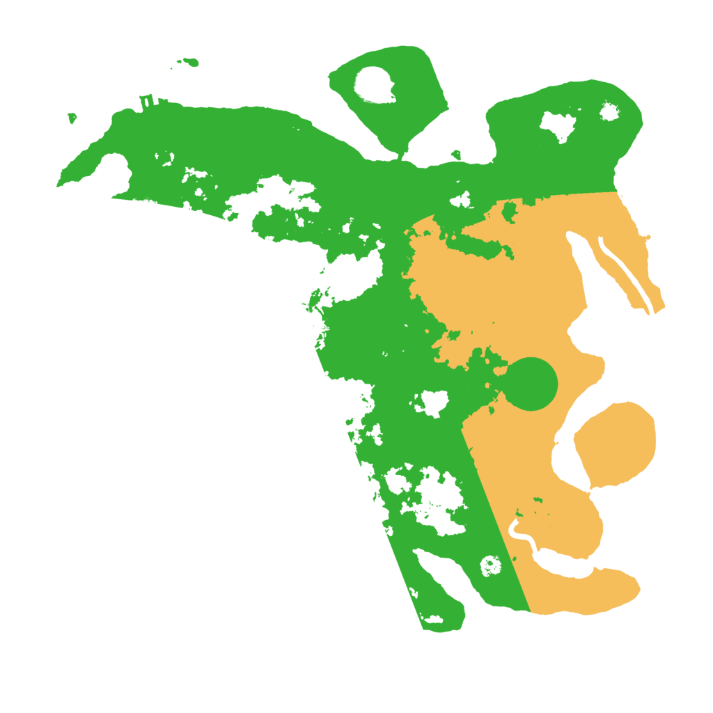 Biome Rust Map: Procedural Map, Size: 3500, Seed: 262898669