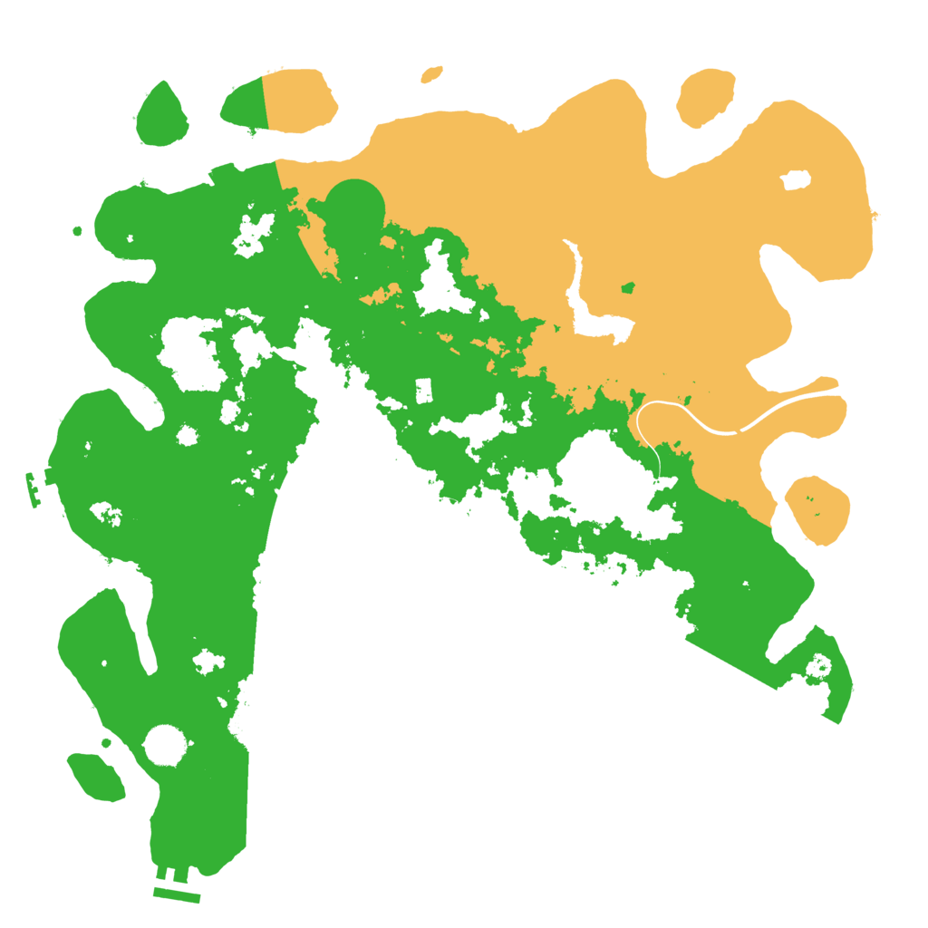 Biome Rust Map: Procedural Map, Size: 4000, Seed: 118181614