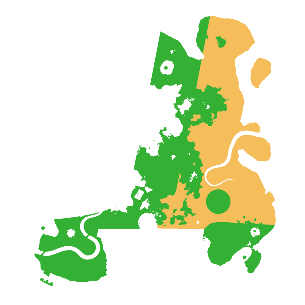 Biome Rust Map: Procedural Map, Size: 3300, Seed: 1272539195